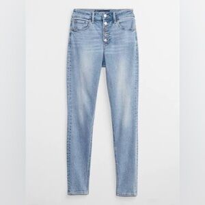 GAP DENIM size 6 28 short high rise universal legging light wash jeans